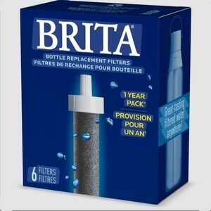 Brita Bottle Replacement Filters (2) 6-Packs, 12 TOTAL